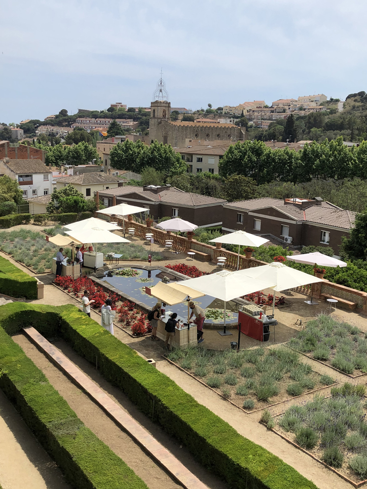 Stunning view from Palauet de Teià grounds at OríGenes Gastronomic Festival 2021