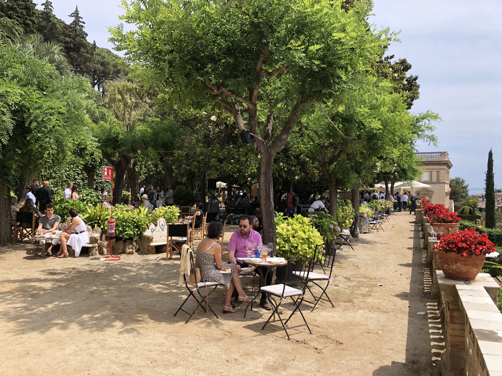 View of main seating area at oríGenes Gastronomic Festival 2021